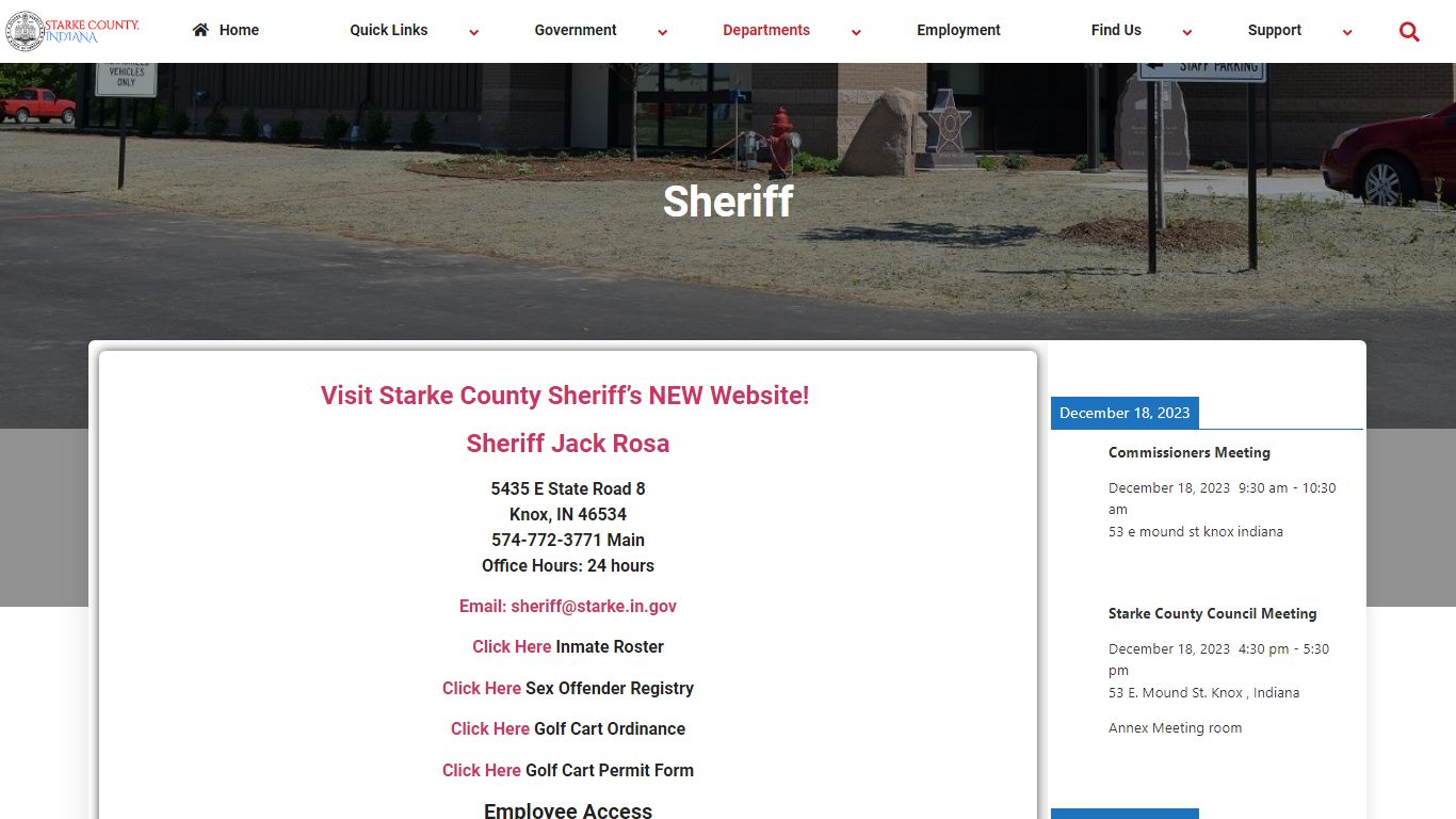 Sheriff – Starke County Indiana